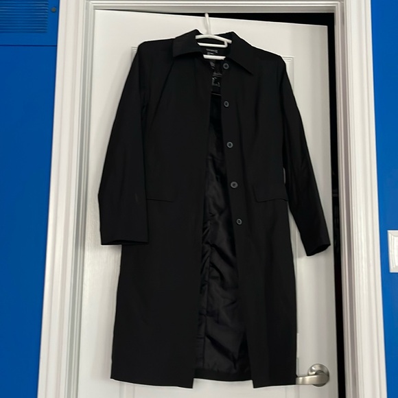 BNWT Black Trench Coat - Picture 1 of 3